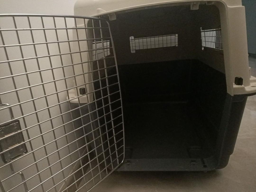 IATA approved heavy duty pet shipping crate for medium sized pet 32"(L)x 24"(W)x 23"(H), Pet