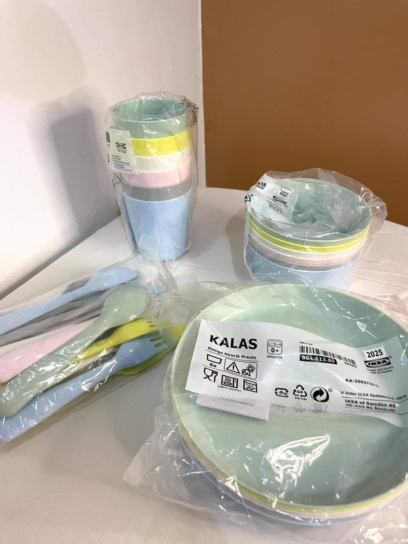 Ikea Kalas Lot de 36 accessoires en plastique pour enfant sans bisphénol - Achat / Vente