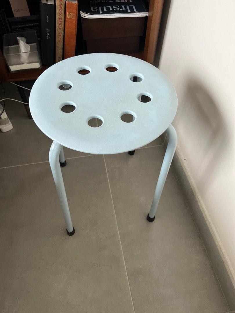 IKEA Marius Stool with custom cushion, 傢俬＆家居, 傢俬, 椅子 Carousell