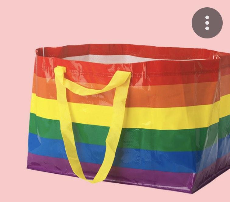 Ikea Rainbow Bag, Women's Fashion, Bags & Wallets, Tote Bags on Carousell