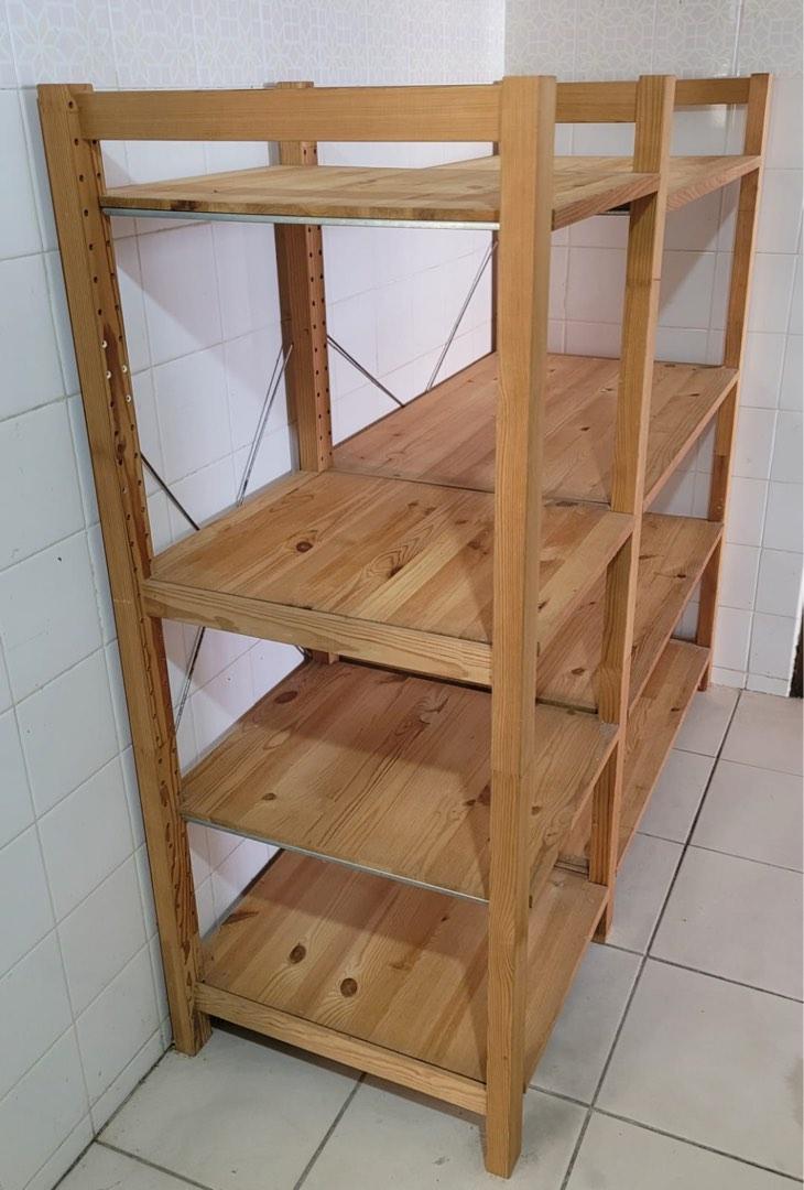 Ikea Solid Pinewood shelf, Furniture & Home Living, Furniture, Shelves