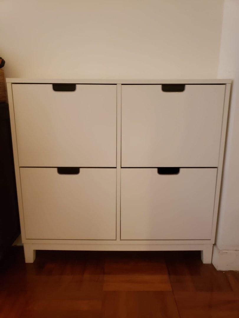 Ikea STALL shoe ultra thin, 傢俬＆家居, 傢俬, 書櫃、櫃子及架 on Carousell