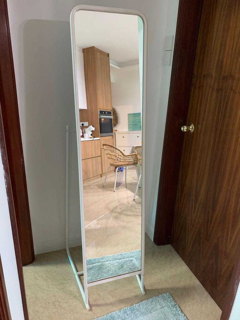 Ikea standing full length mirror, Furniture & Home Living, Home Decor