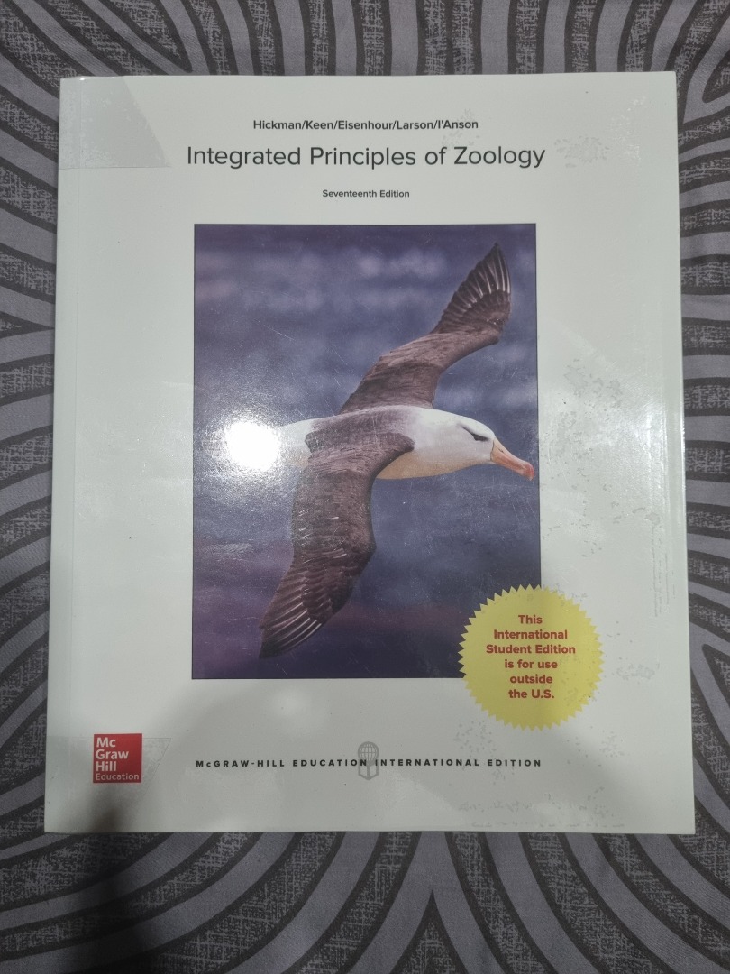 Integrated Principles of Zoology 17th Ed., Hobbies & Toys, Books
