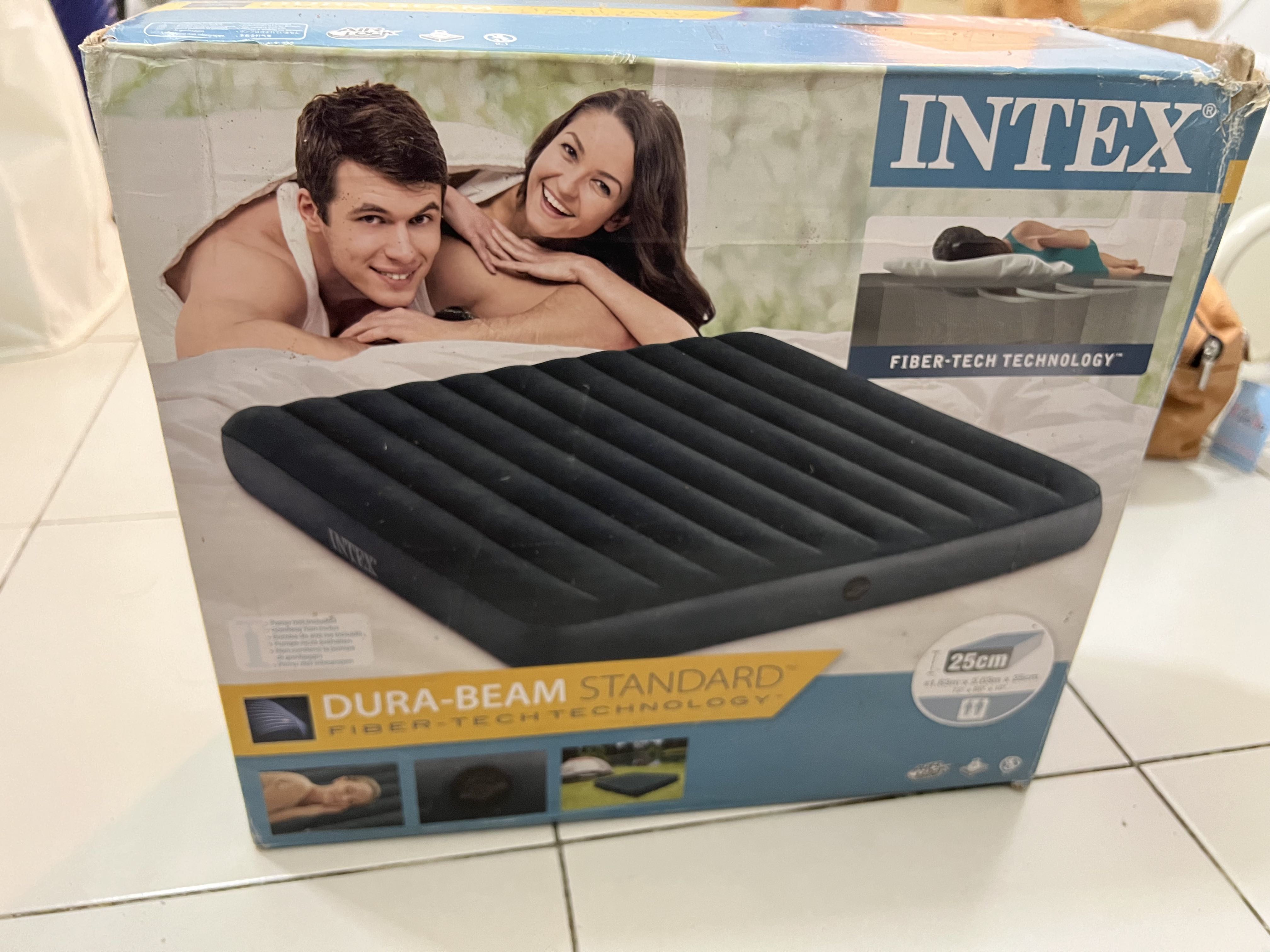 Intex inflatable bed (L Size 183cm), Furniture & Home Living, Furniture