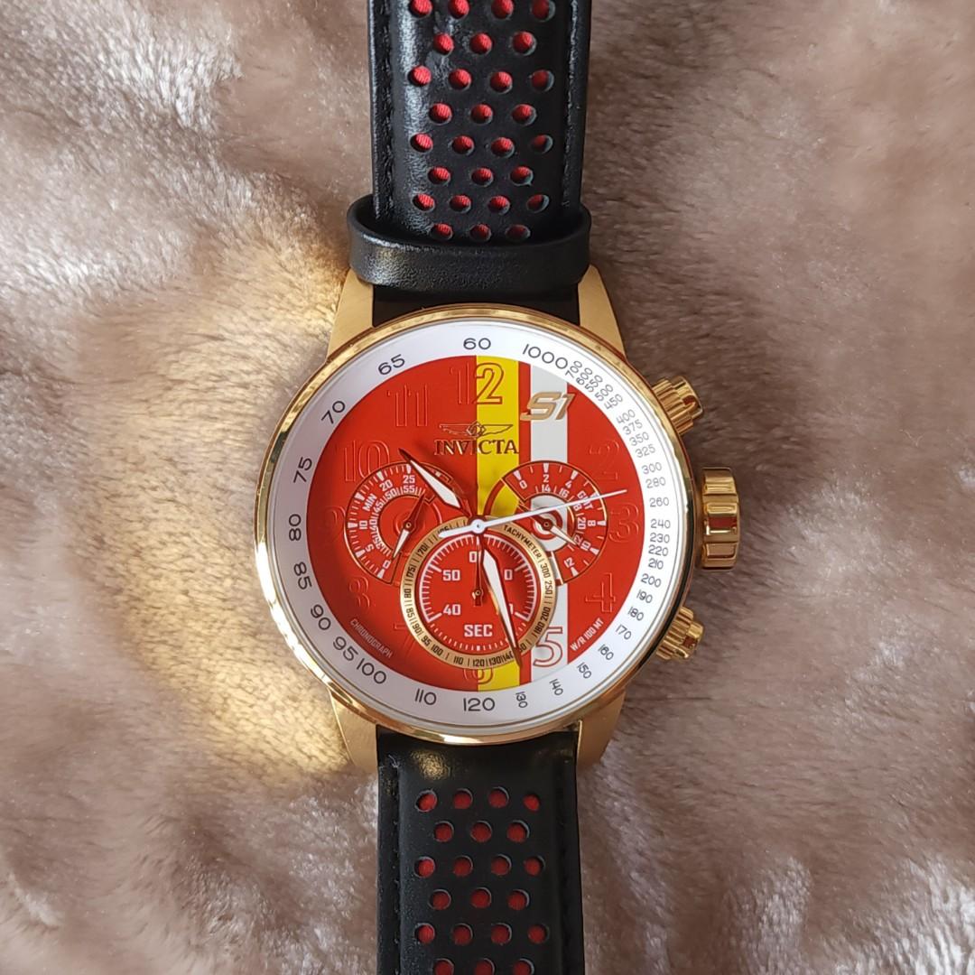 Invicta red face best sale