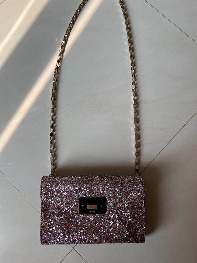 Kate spade sales clutch glitter