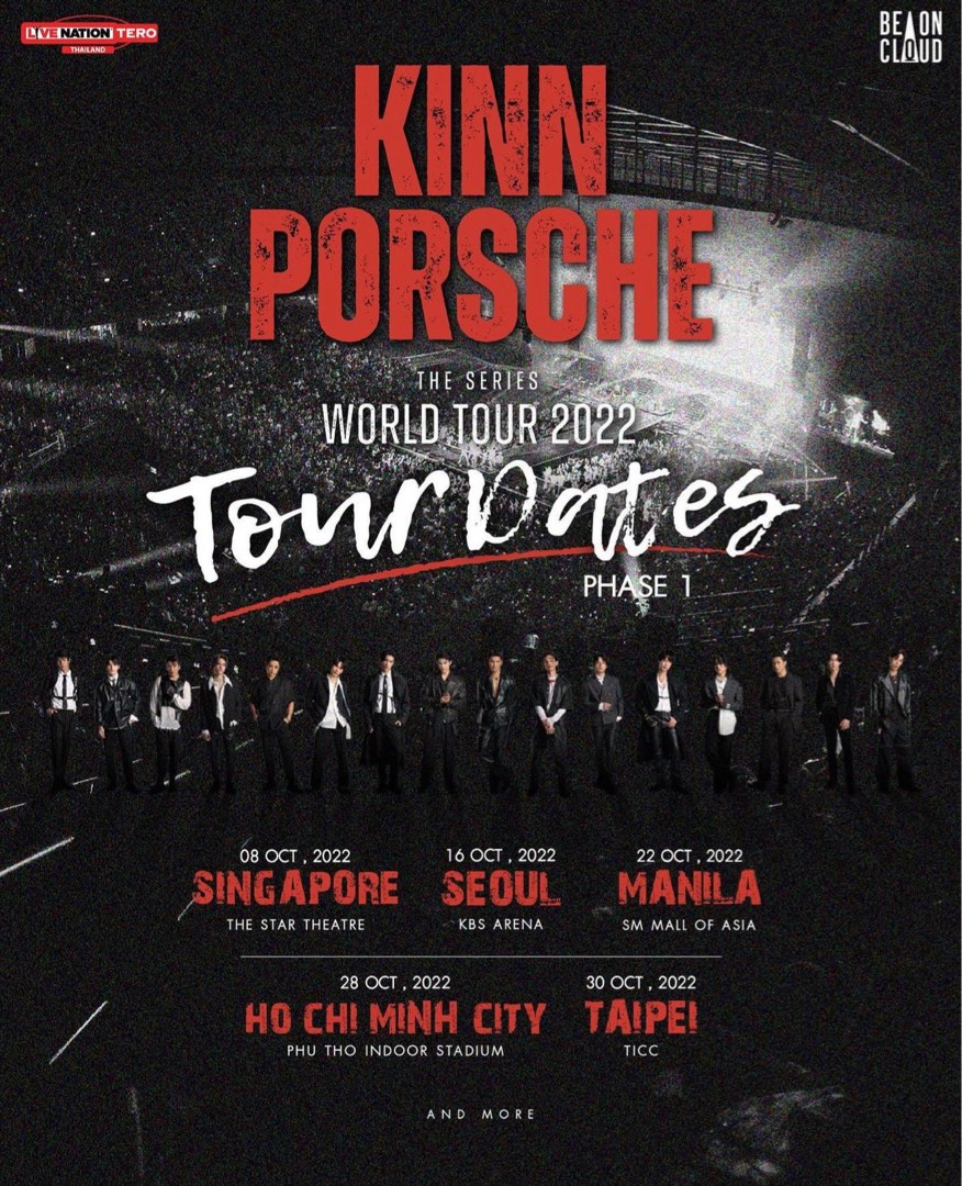 kinnporsche world tour tickets