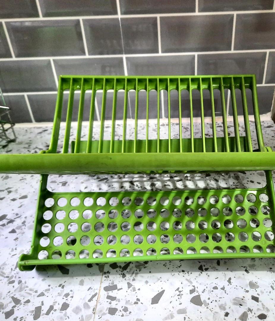 Kitchen Dish Rack - Vintage (Category: Other Kitchenware & Tableware) located in Makati City. Submitted by darlenc (Listing ID 1182073552, Image 2). Description: Vintage Kitchen Dish Rack was long kept on storage. Space Saver it can be put on one side because it can be folded. And it Can be use for plates, cup & Saucer or other utensil. It has 18 slot of shelving for plates or other kitchen utensils. Specs cm 33 x 29.