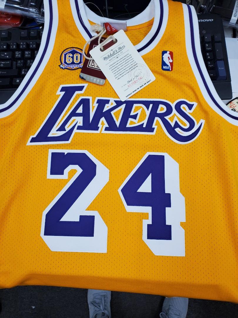 品質が Tシャツ Mitchell&Ness Lakersユニフォーム60周年 nba Lakers 