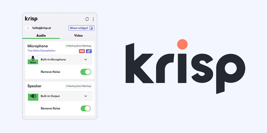Krisp: Cancel Background Noise On Your Conference Calls (Lifetime), Audio,  Headphones & Headsets on Carousell