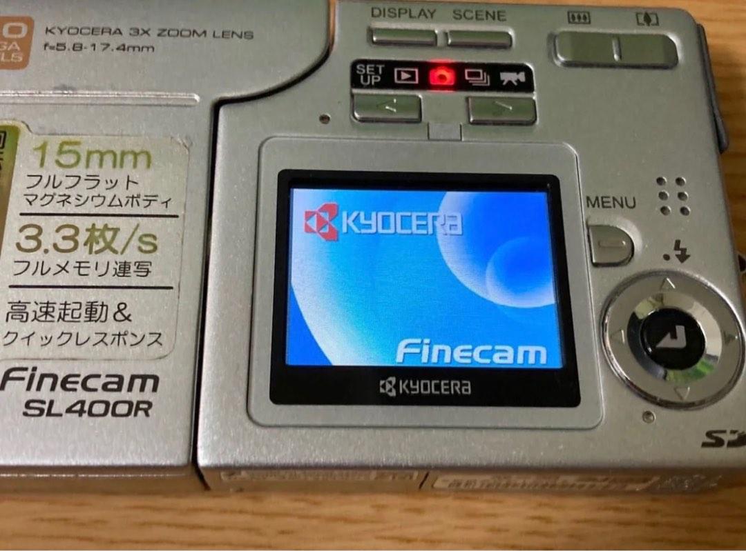Kyocera京瓷Finecam SL400R ccd 相機, 攝影器材, 相機- Carousell