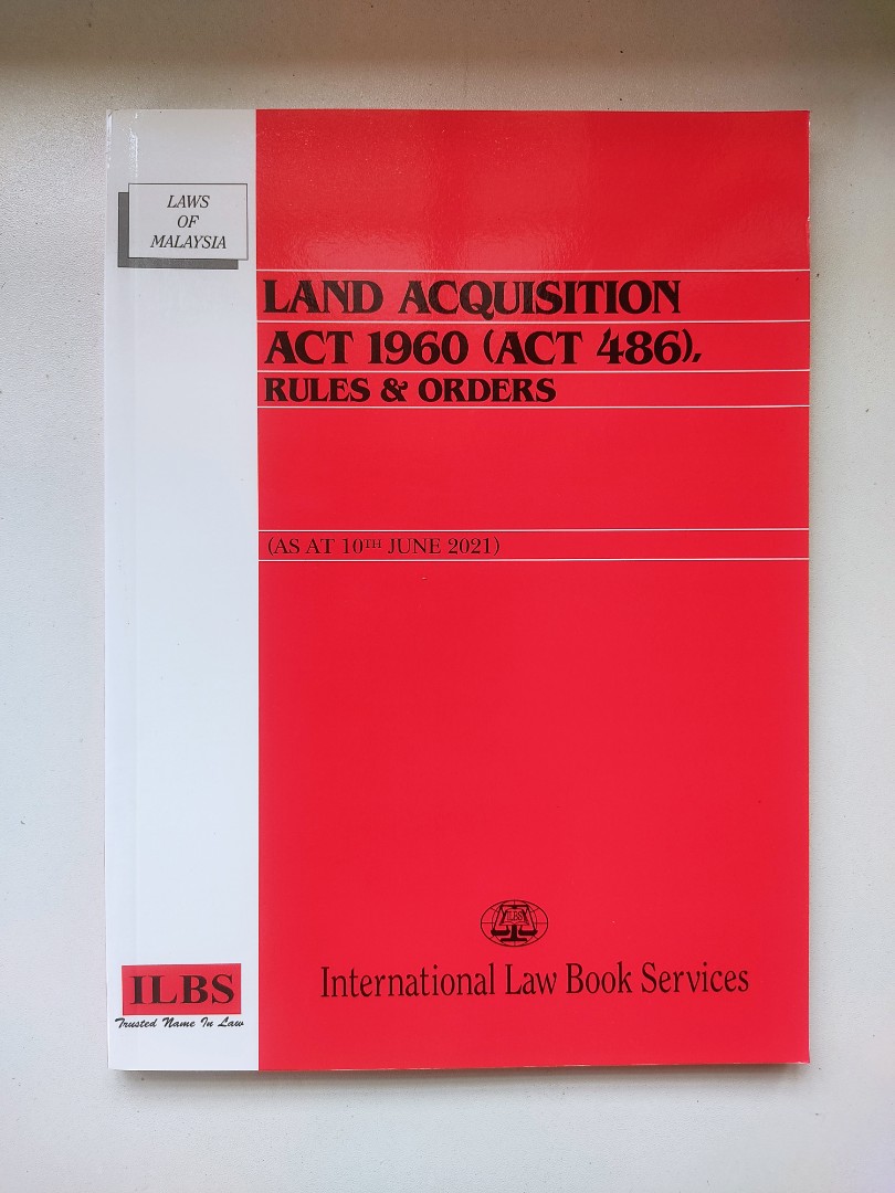 land-acquisition-act-1960-hobbies-toys-books-magazines-textbooks