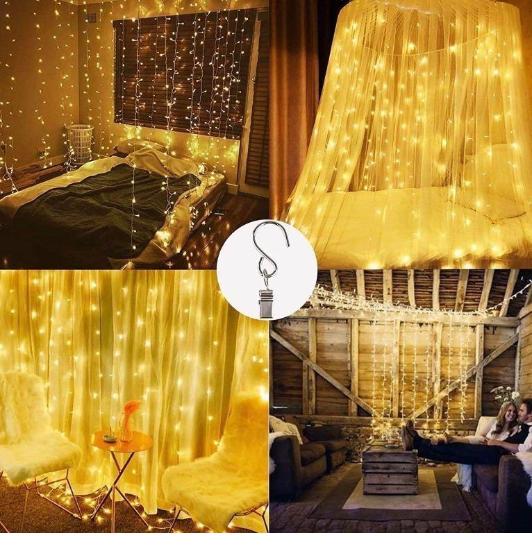 LED Fairy Light CORST LED LIGHTING FAIRY LIGHTS,3M X 2M. 200LED, 8 MODE ...