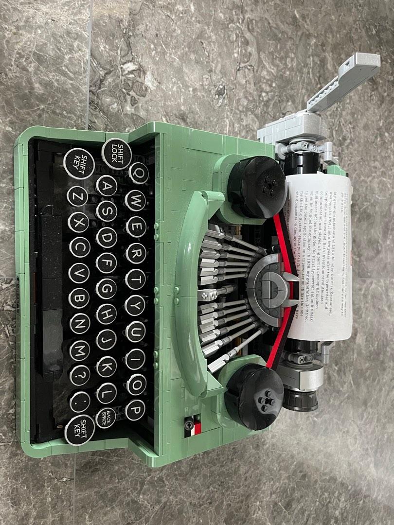 Lego typewriter, Hobbies & Toys, Toys & Games on Carousell