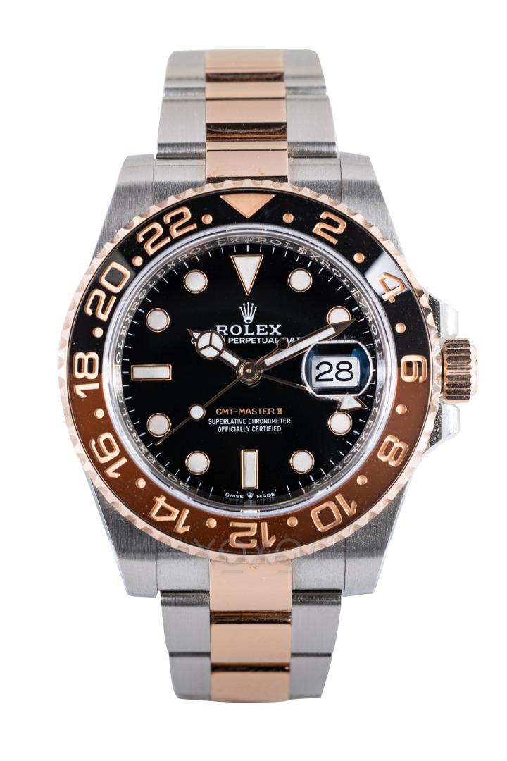 Gmt master 2 discount everose gold price