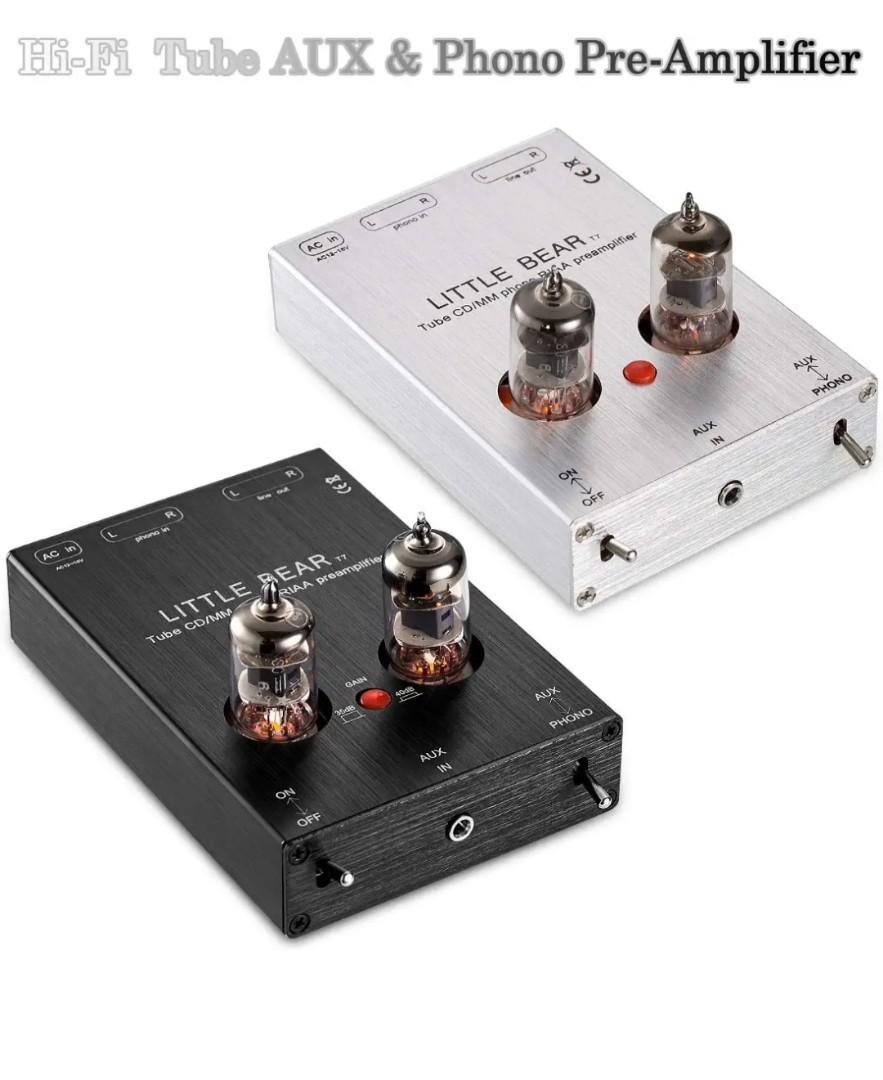 Little Bear T7 Vacumn Tube Mini Phono Stage RIAA MM Turntable Preamp & HiFi Tube PreAmplifier
