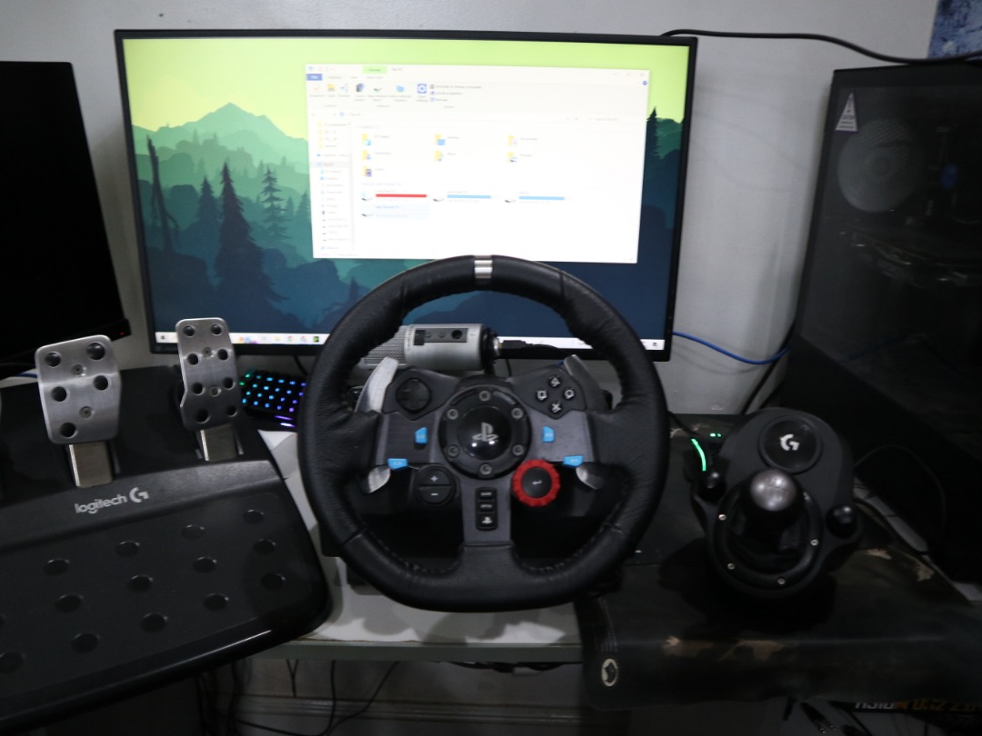 Logitech G29 & Logitech Driving Force Shifter Bundle, Video Gaming