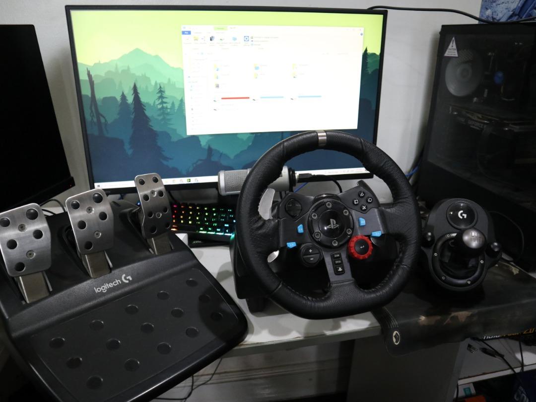 Logitech G29 & Logitech Driving Force Shifter Bundle, Video Gaming