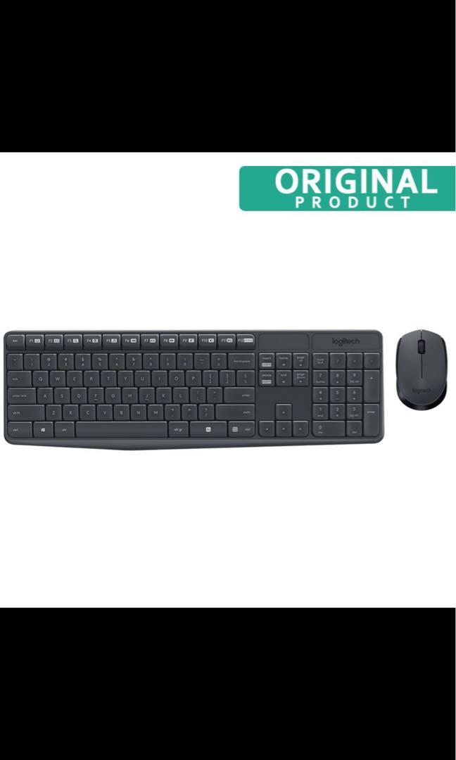 Logitech MK235 Wireless Keyboard and Mouse Combo, Computers & Tech