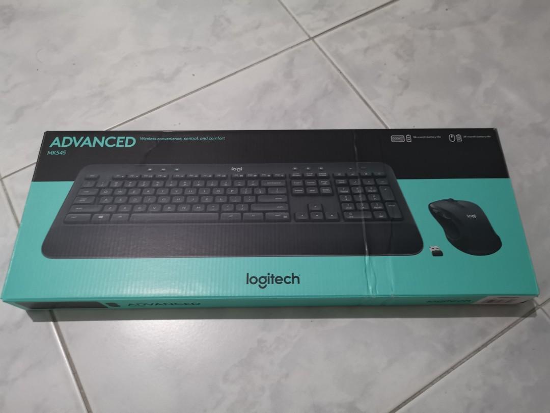 Logitech MK545 Advanced Wireless Keyboard & Mouse Combo, Computers