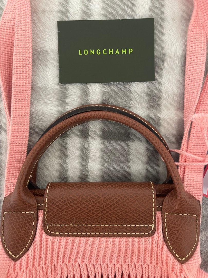 Longchamp Le Pliage Filet Top Handle Bag Blush
