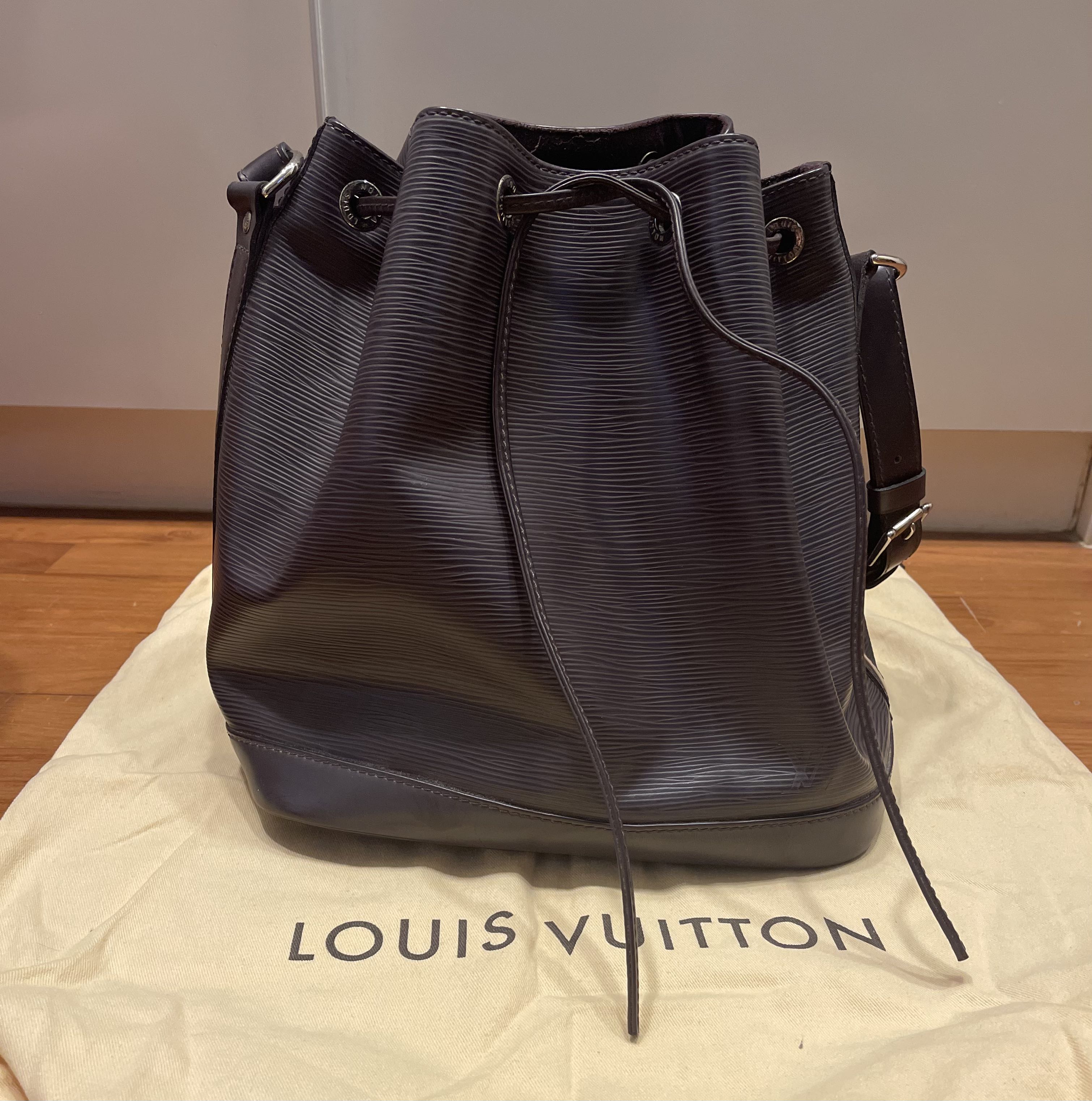 Louis Vuitton Neonoe Epi Leather Vintage Bucket Bag in Emerald, Women's  Fashion, Bags & Wallets, Cross-body Bags on Carousell