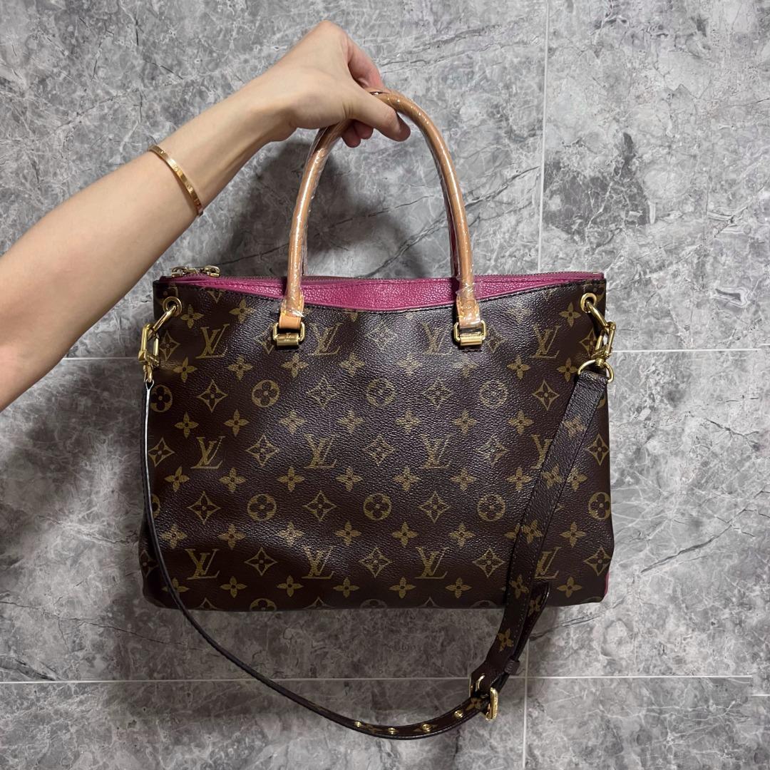 Louis Vuitton Pallas MM, Luxury, Bags & Wallets on Carousell