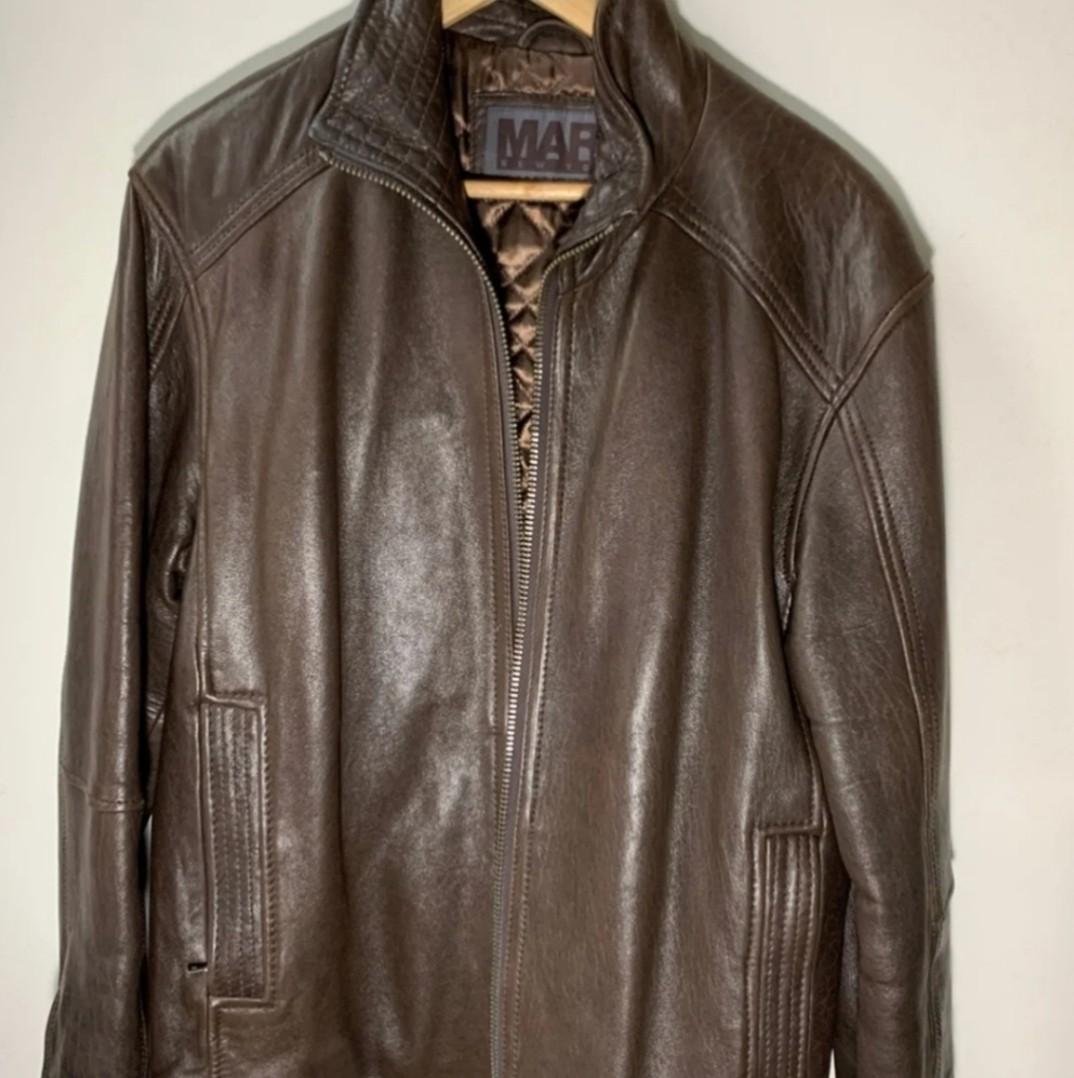 Marc new york men's leather jacket outlet