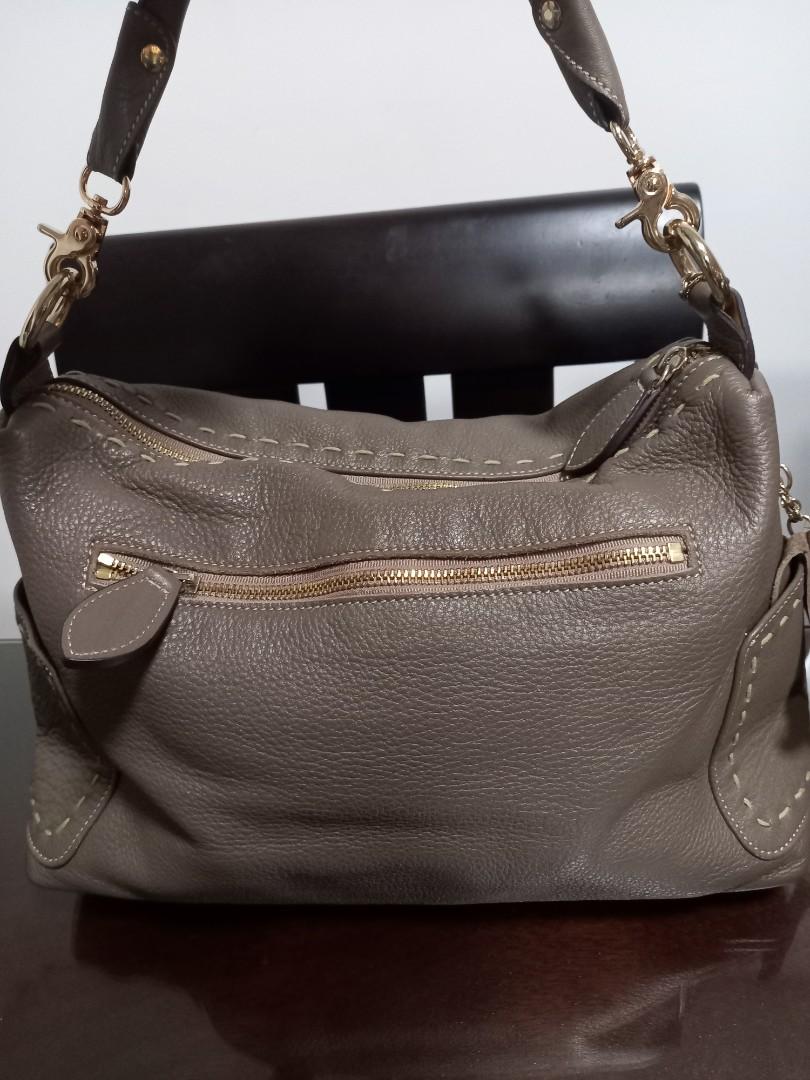 MELDA LEATHER HOBO BAG, Women's Fashion, Bags & Wallets, Shoulder Bags ...