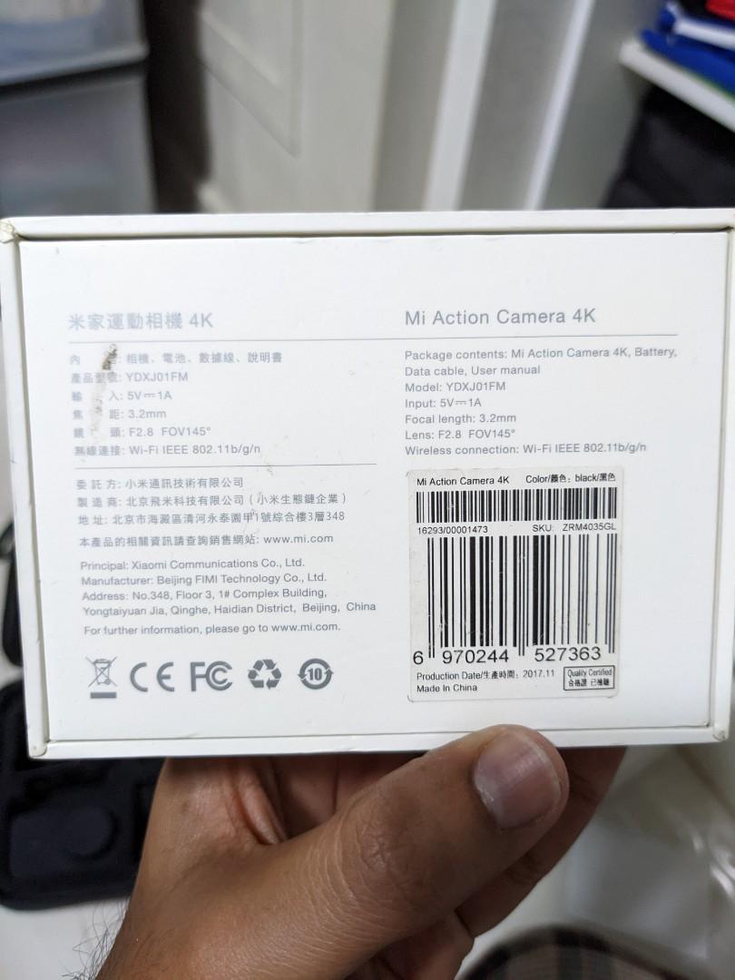 MI Action Camera 4K (Xiaomi Mijia), Photography, Video Cameras on Carousell