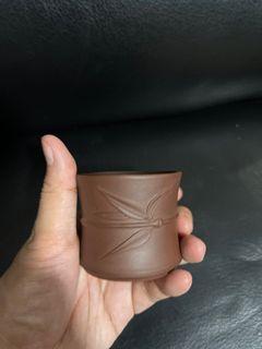 New: Purple Clay Tea Cup (Bamboo)