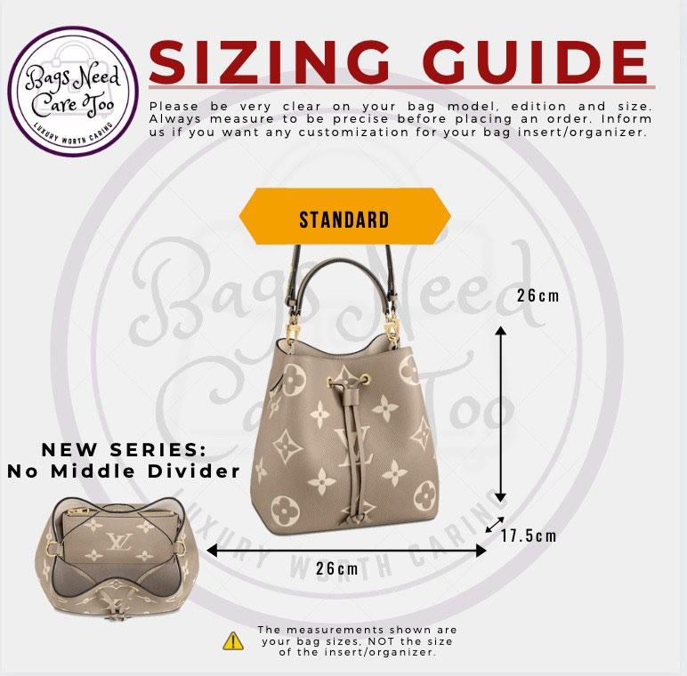 Premium Bag Organiser/Insert for Louis Vuitton Neo Noe MM, Luxury, Bags &  Wallets on Carousell