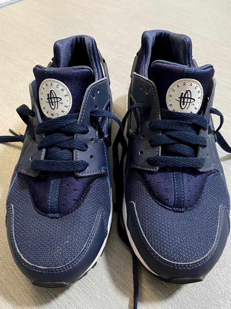 Nike huarache clearance navy blue