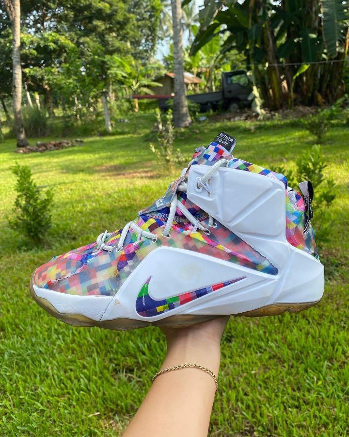 Lebron 12 ext hot sale prism