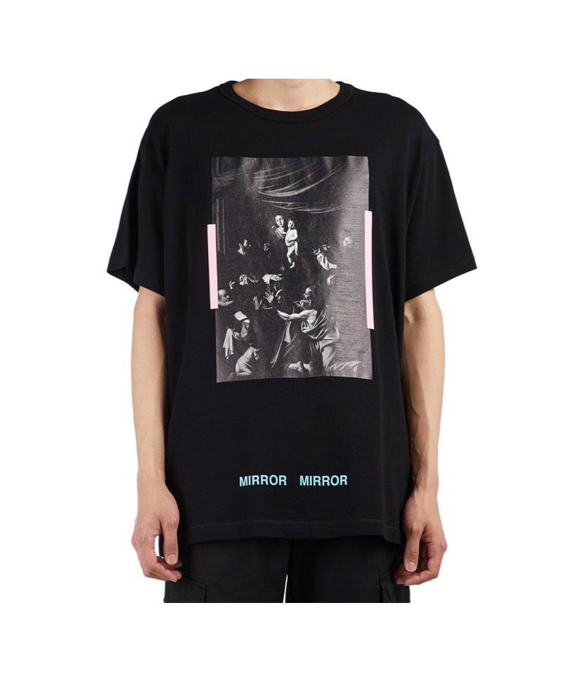 Off white caravaggio best sale tee mirror mirror
