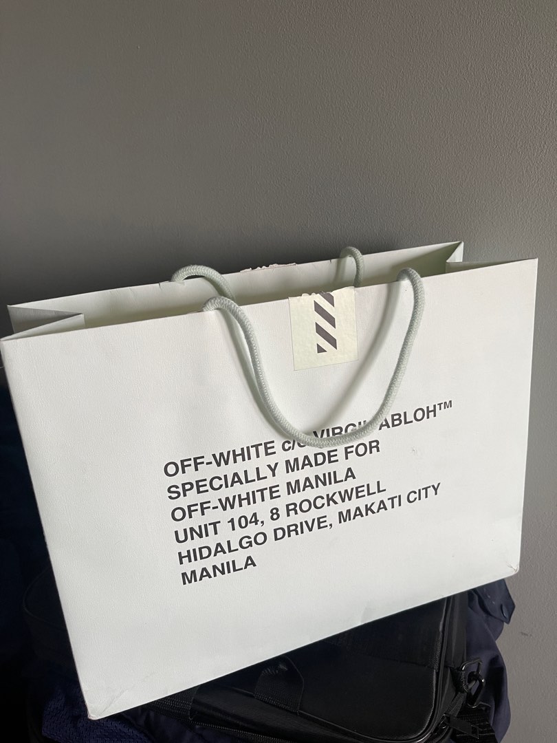 Offwhite paper bag, Luxury, Apparel on Carousell