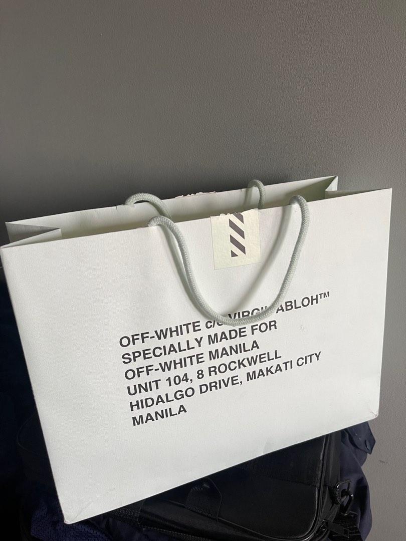 Off white paper bag