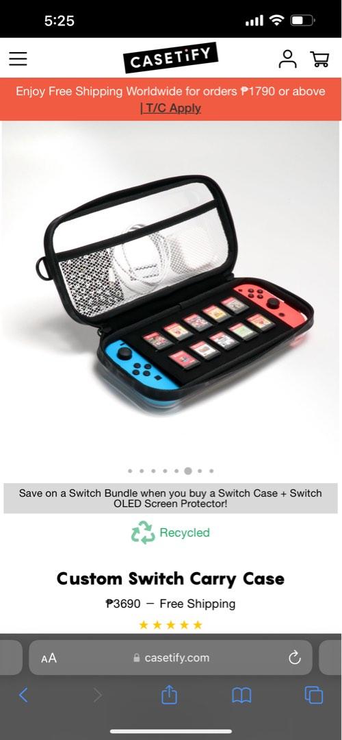 Original Casetify Nintendo Switch case, Video Gaming, Video Game ...