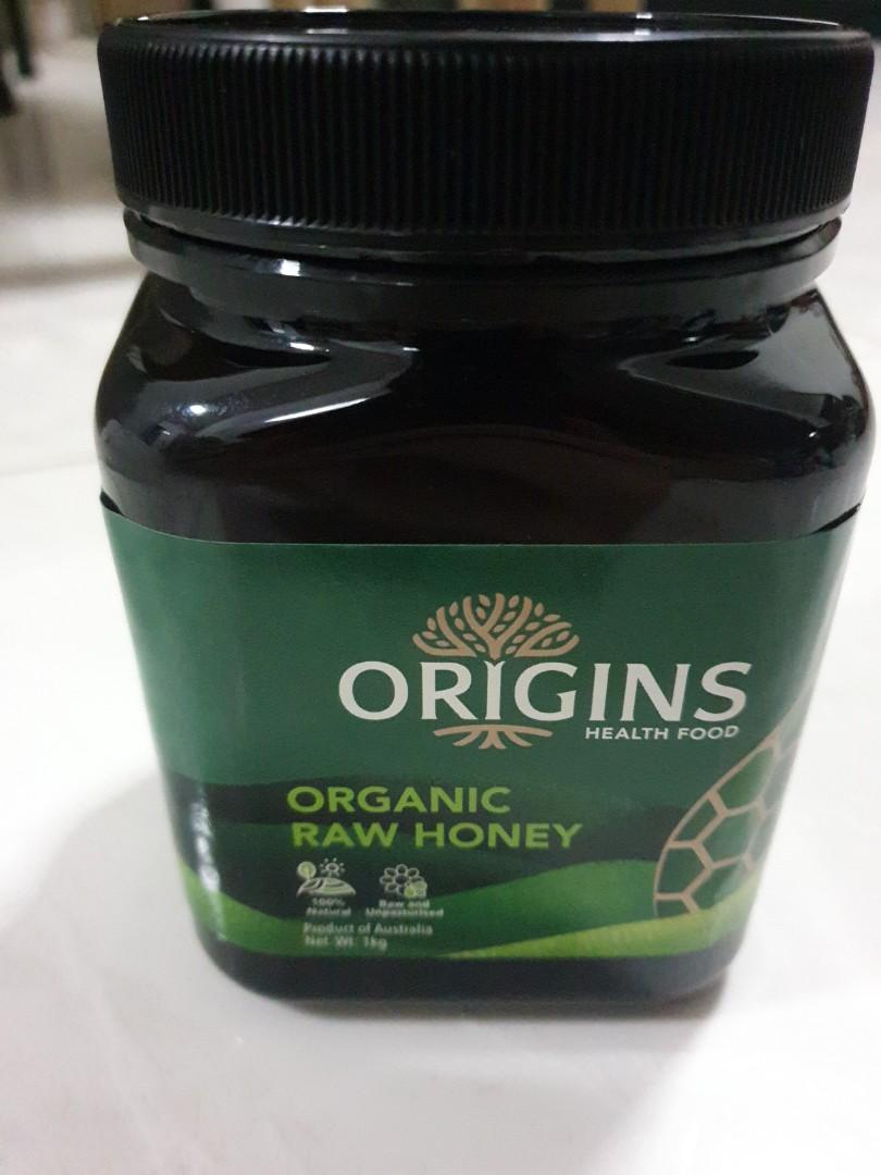 Origins Organic Raw Honey 1kg, Food & Drinks, Beverages on Carousell