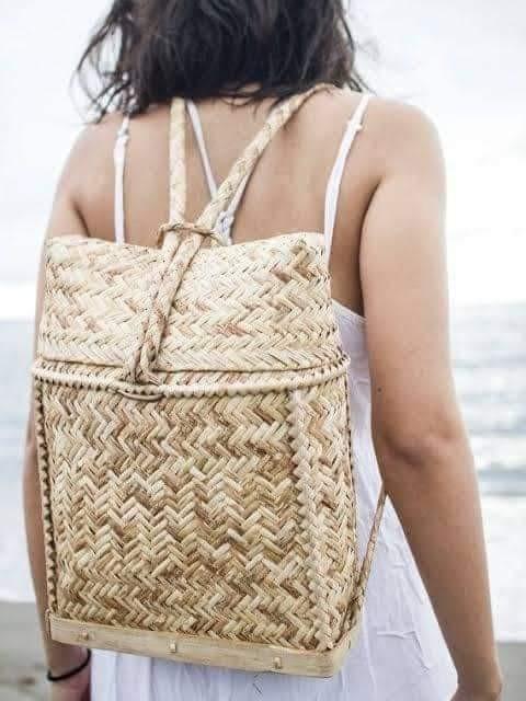 Rattan bag on sale for men