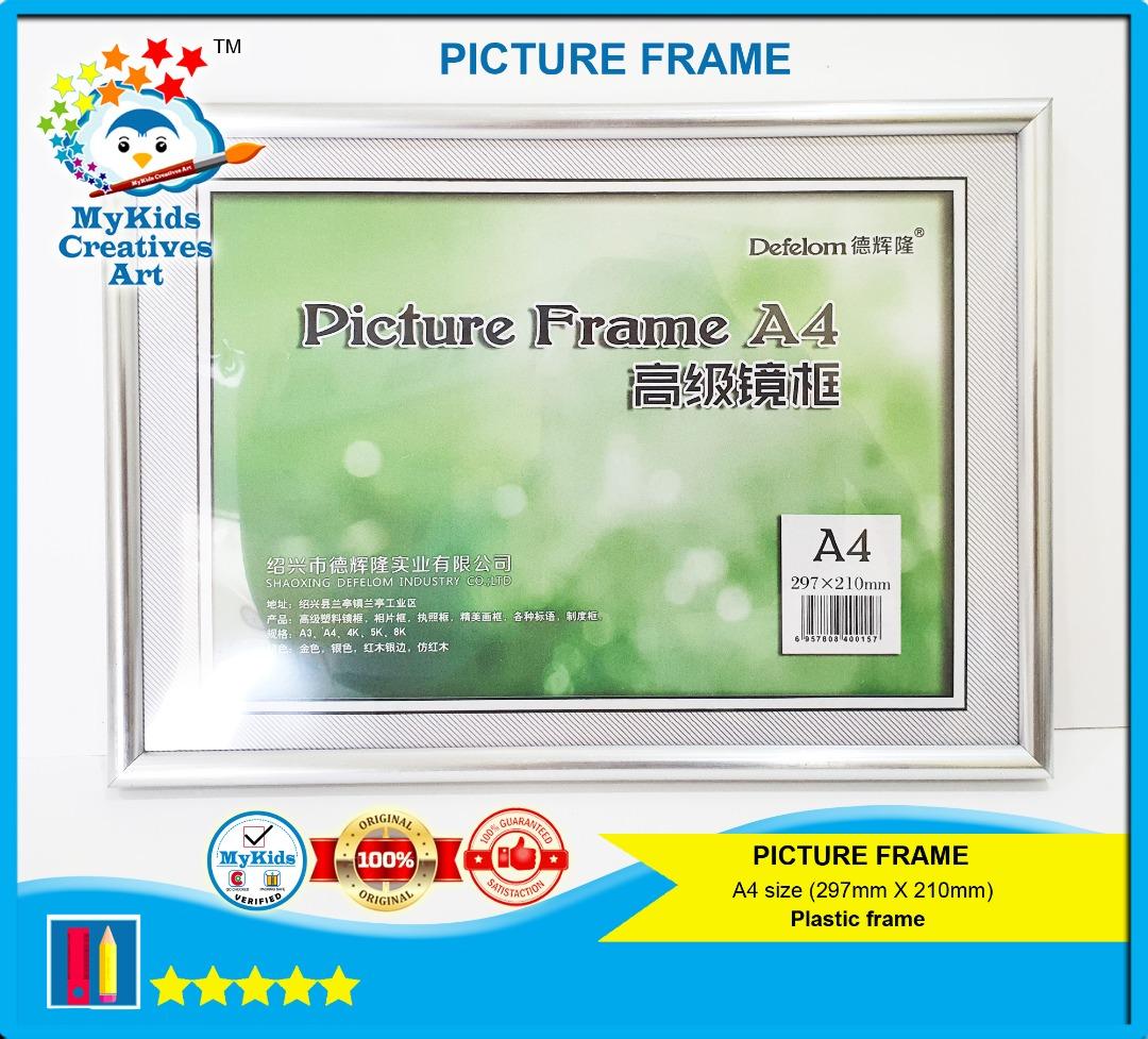 PHOTO FRAME (A4 SIZE) HIGH QUALITY FRAME, Hobbies & Toys, Stationery