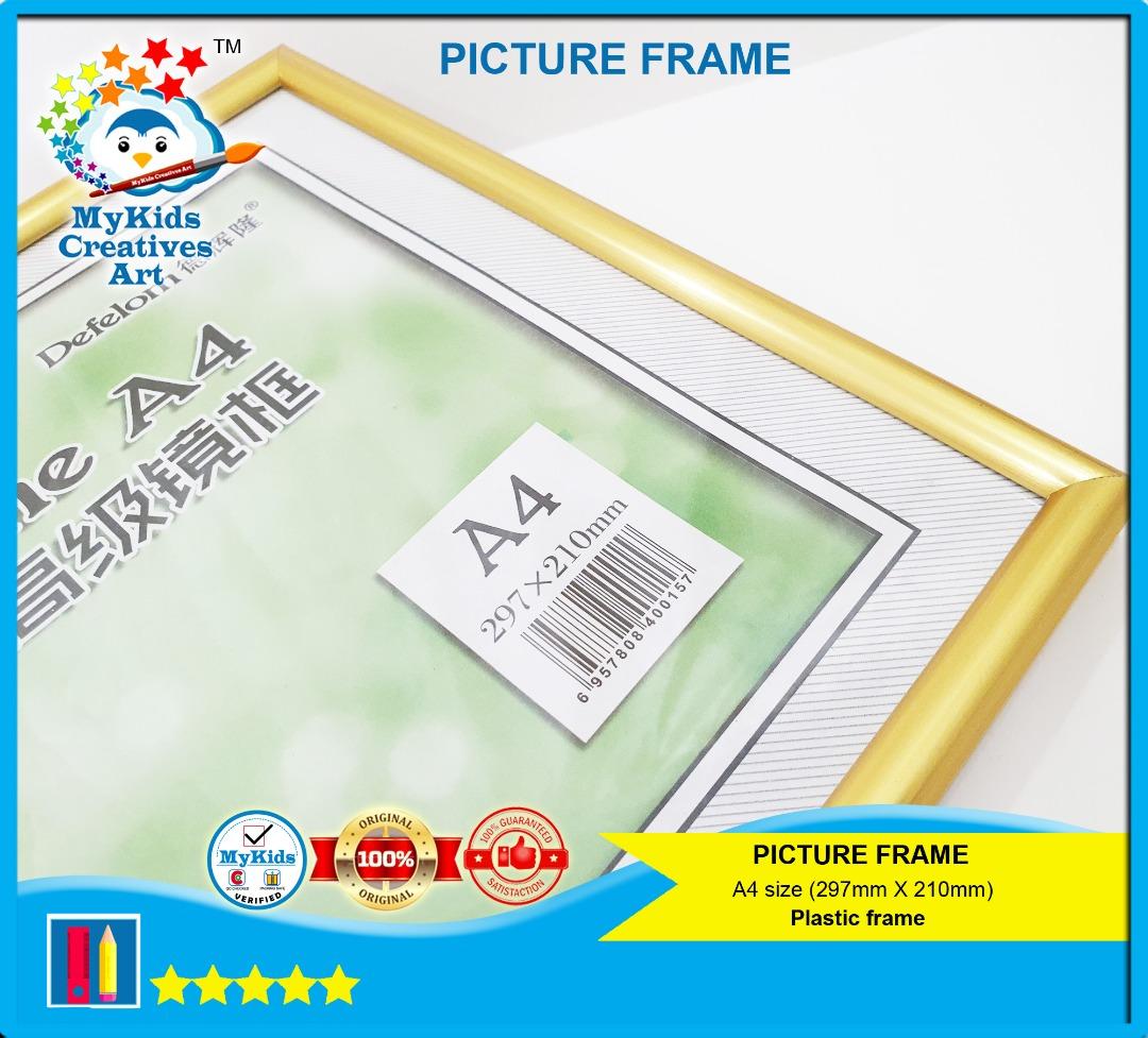 PHOTO FRAME (A4 SIZE) HIGH QUALITY FRAME, Hobbies & Toys, Stationery