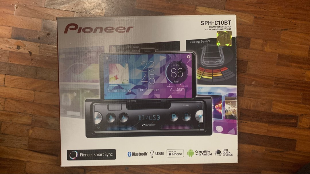 Pioneer Car Stereo SPH-C10BT, Car Parts & Accessories, Audio, Video ...