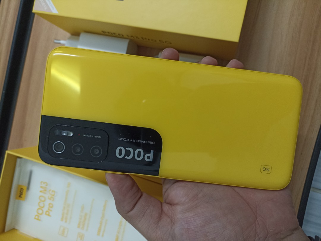 Poco M3 Pro 5g 464gb Kuning Muluss Telepon Seluler And Tablet Ponsel Android Xiaomi Di Carousell 9614