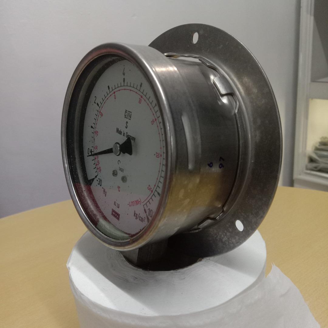 Pressure Gauge, WIKA 0 to 10 kg with ISO 17025 Accredited Calibration