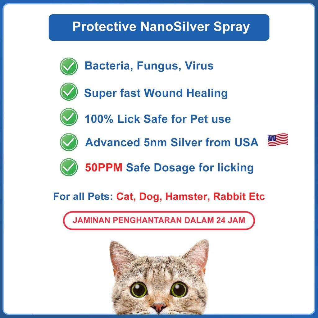 Nano silver top for cats