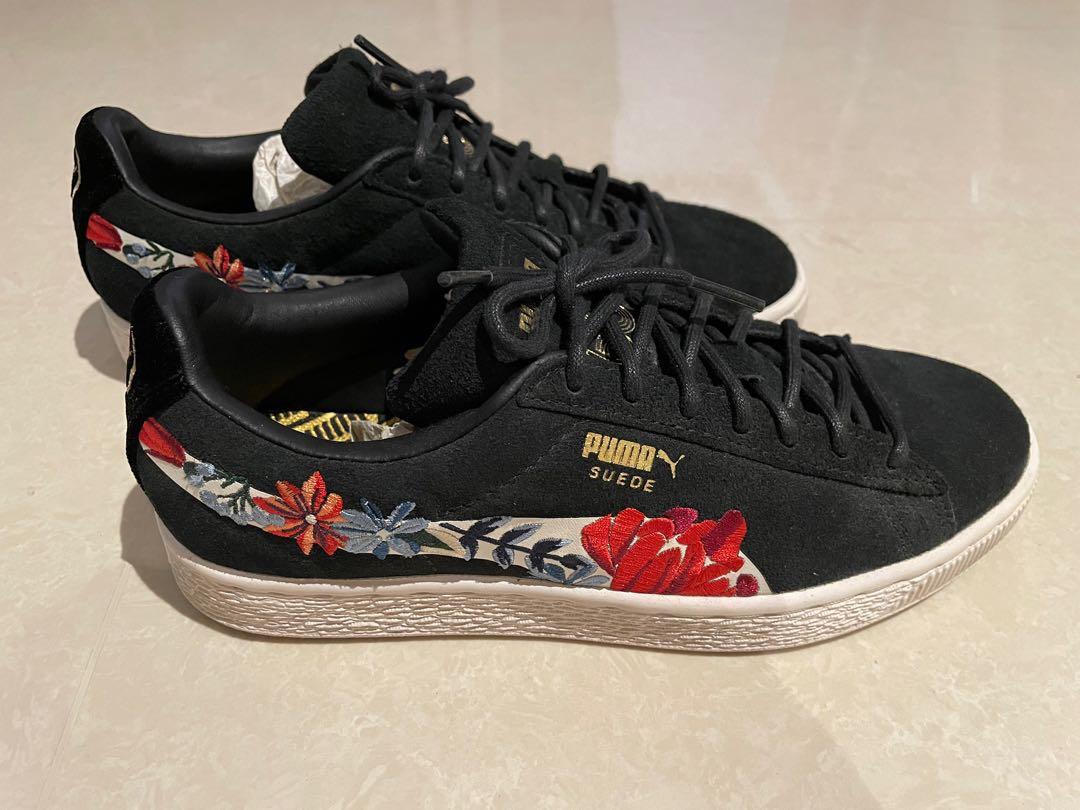 Puma cheap floral suede