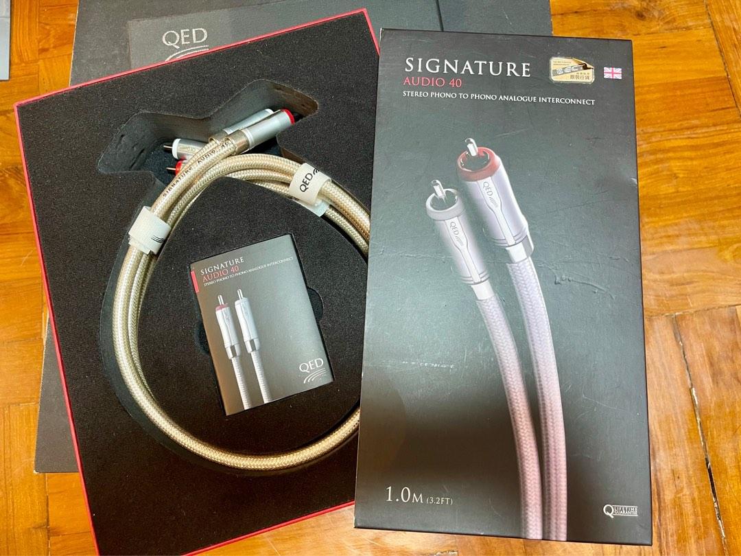 □□QED Signature RCAケーブルペア 1.0m キューイーディー