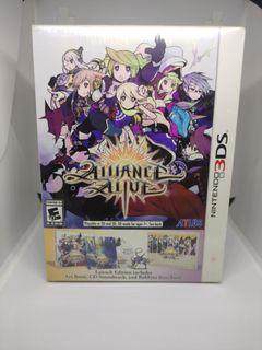 [RARE] BNEW Sealed Alliance Alive Launch Edition 3ds